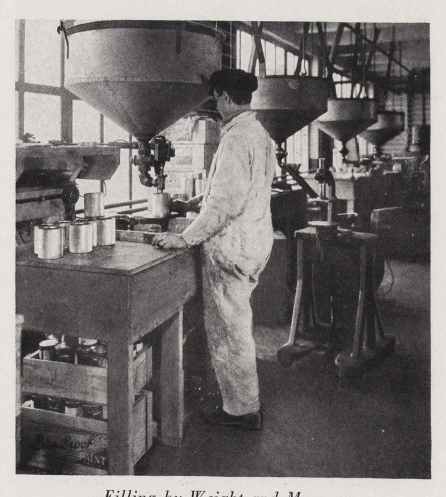 An illustration from Glass, paints, varnishes and brushes : their history, manufacture and use, 1923, leaf 245