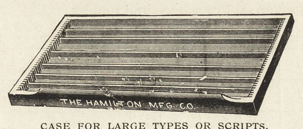 An illustration from Practical printing : a handbook of the art of typography, 1900, leaf 108
