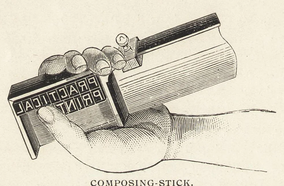 An illustration from Practical printing : a handbook of the art of typography, 1900, leaf 25