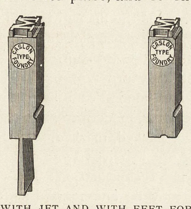 An illustration from Practical printing : a handbook of the art of typography, 1900, leaf 96