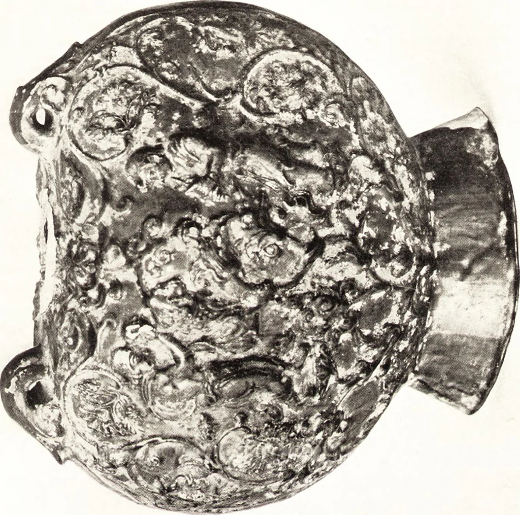 An illustration from Chinese pottery and porcelain: an account of the potter's art in China from primitive times to the present day...forty plates in colour and ninety-six in black and white, 1915, leaf 102