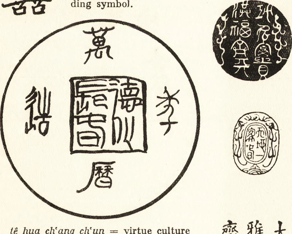 An illustration from Chinese pottery and porcelain: an account of the potter's art in China from primitive times to the present day...forty plates in colour and ninety-six in black and white, 1915, leaf 372