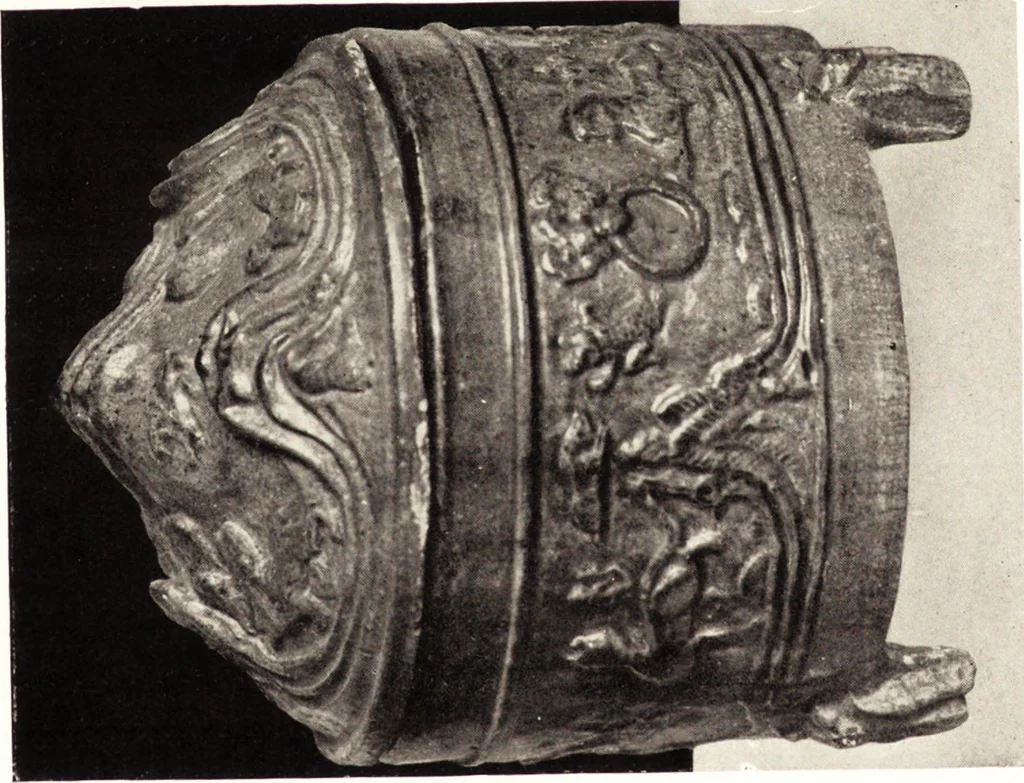 An illustration from Chinese pottery and porcelain: an account of the potter's art in China from primitive times to the present day...forty plates in colour and ninety-six in black and white, 1915, leaf 56