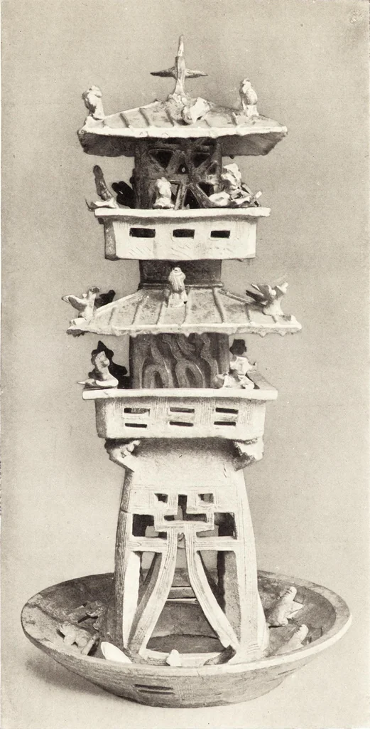 An illustration from Chinese pottery and porcelain: an account of the potter's art in China from primitive times to the present day...forty plates in colour and ninety-six in black and white, 1915, leaf 58