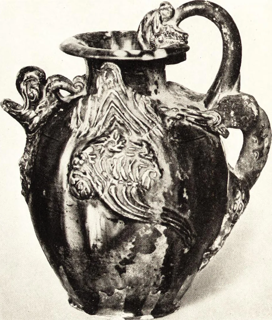 An illustration from Chinese pottery and porcelain: an account of the potter's art in China from primitive times to the present day...forty plates in colour and ninety-six in black and white, 1915, leaf 88