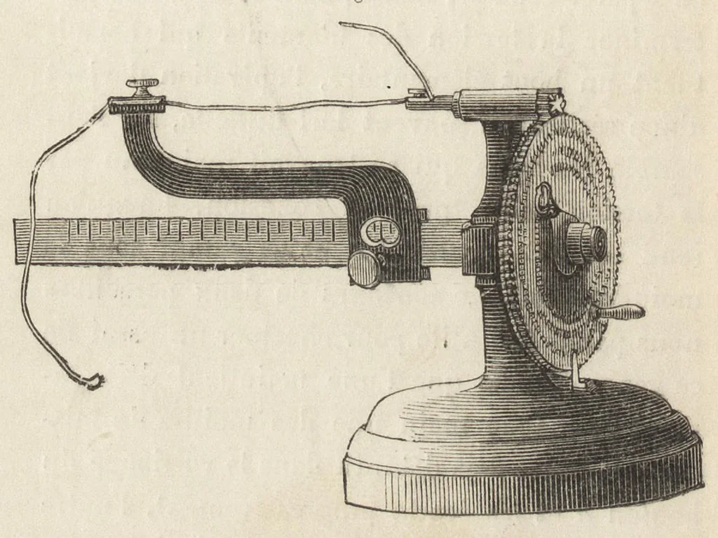 An illustration from Essai des matières textiles : méthodes et appareils en usage, 1899, leaf 161