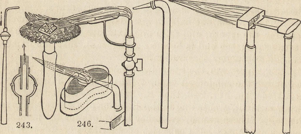 An illustration from The practical metal-worker's assistant : containing the arts of working all metals and alloys, forging of iron and steel, hardening and tempering, melting and mixing, casting and founding, works in sheet metal, the processes dependent on the ductility of the metals, soldering, and the most improved processes, and tools employed by metal-workers, with the application of the art of electro-metallurgy to manufacturing processes : collected from original sources, and from the works of Holtzapffel, Bergeron, Leupold, Plumier, Napier, and others ..., 1851, leaf 241
