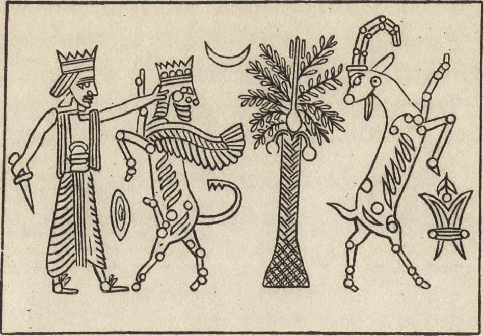 An illustration from Ancient pagan and modern Christian symbolism, 1922, leaf 109