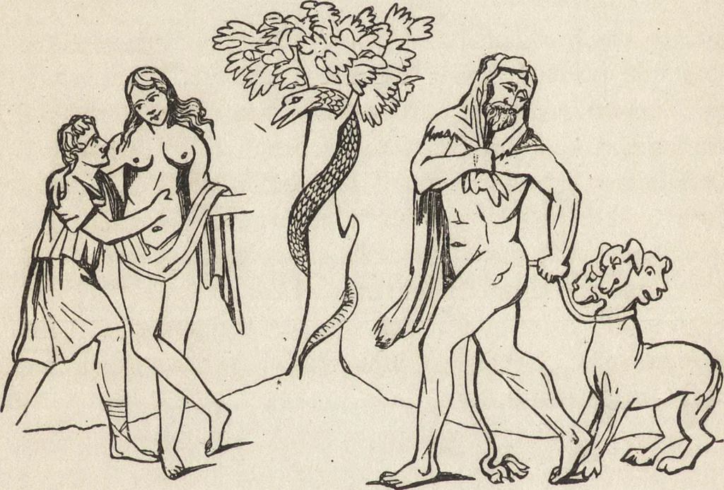 An illustration from Ancient pagan and modern Christian symbolism, 1922, leaf 117