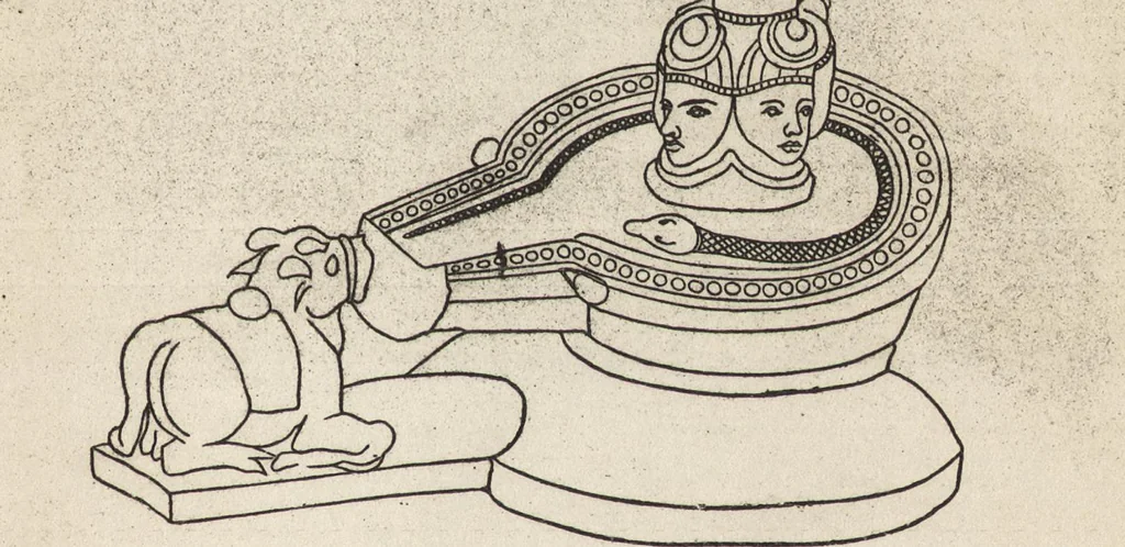 An illustration from Ancient pagan and modern Christian symbolism, 1922, leaf 134