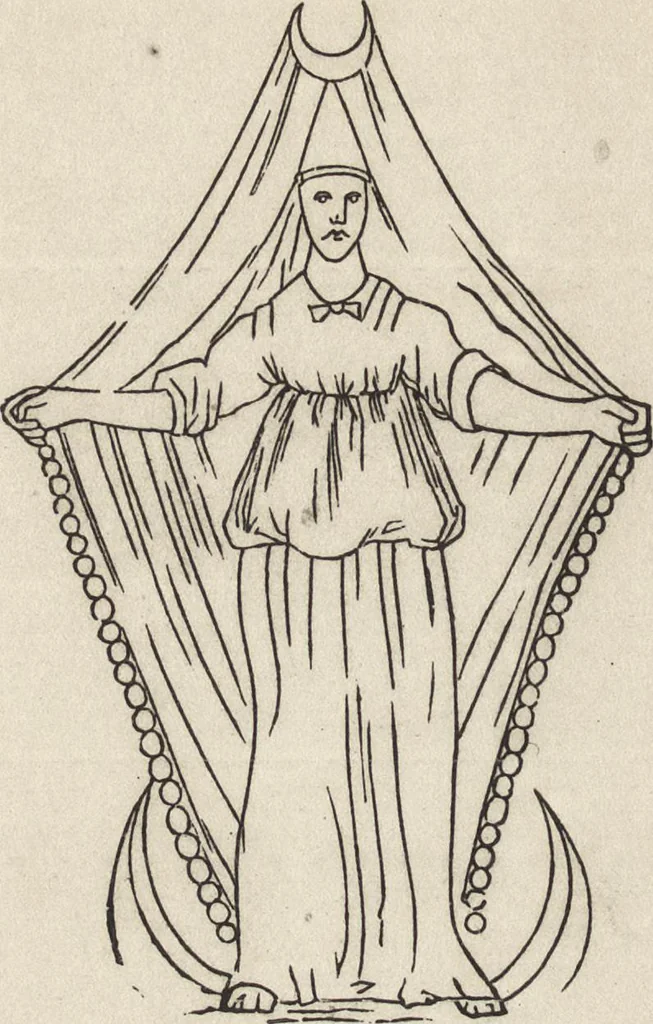 An illustration from Ancient pagan and modern Christian symbolism, 1922, leaf 143