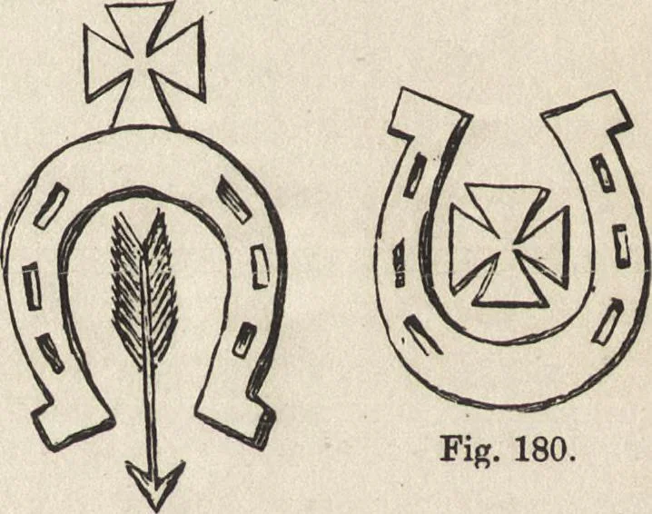 An illustration from Ancient pagan and modern Christian symbolism, 1922, leaf 197
