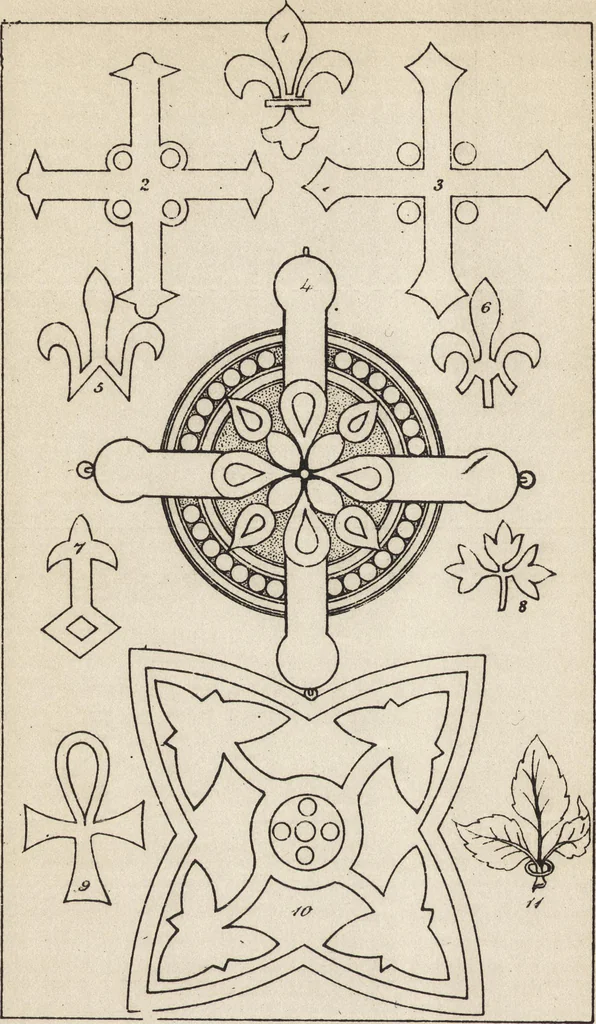 An illustration from Ancient pagan and modern Christian symbolism, 1922, leaf 69