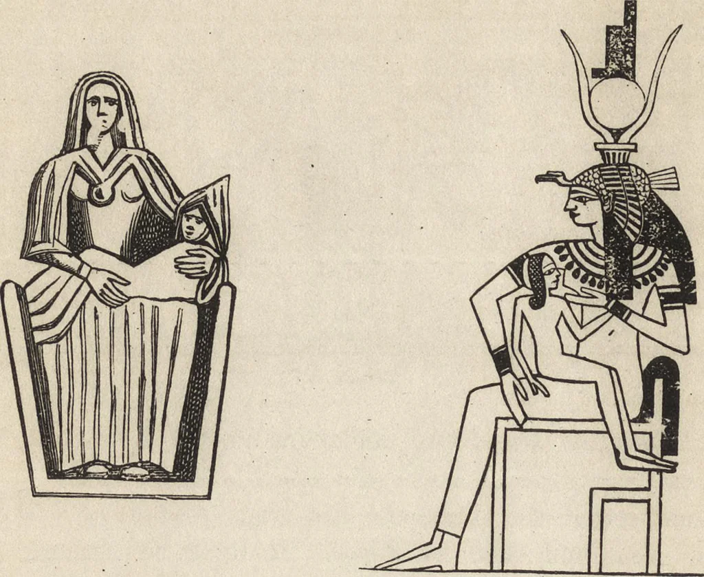 An illustration from Ancient pagan and modern Christian symbolism, 1922, leaf 89