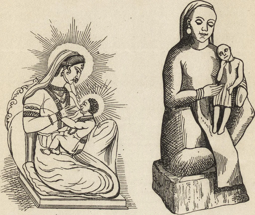 An illustration from Ancient pagan and modern Christian symbolism, 1922, leaf 91