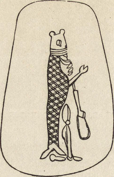 An illustration from Ancient pagan and modern Christian symbolism, 1922, leaf 95