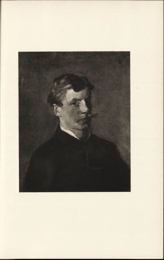 An illustration from Modern paintings by German and Austrian masters, 1916, leaf 100