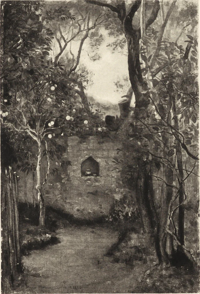An illustration from Modern paintings by German and Austrian masters, 1916, leaf 128