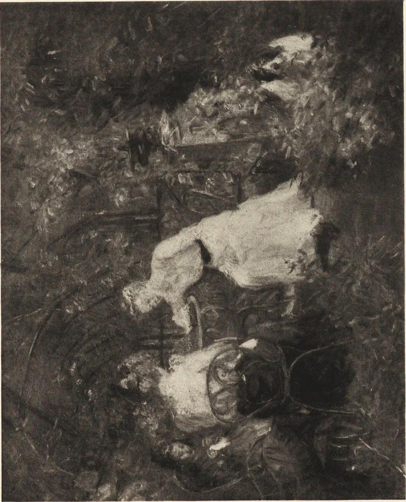 An illustration from Modern paintings by German and Austrian masters, 1916, leaf 154