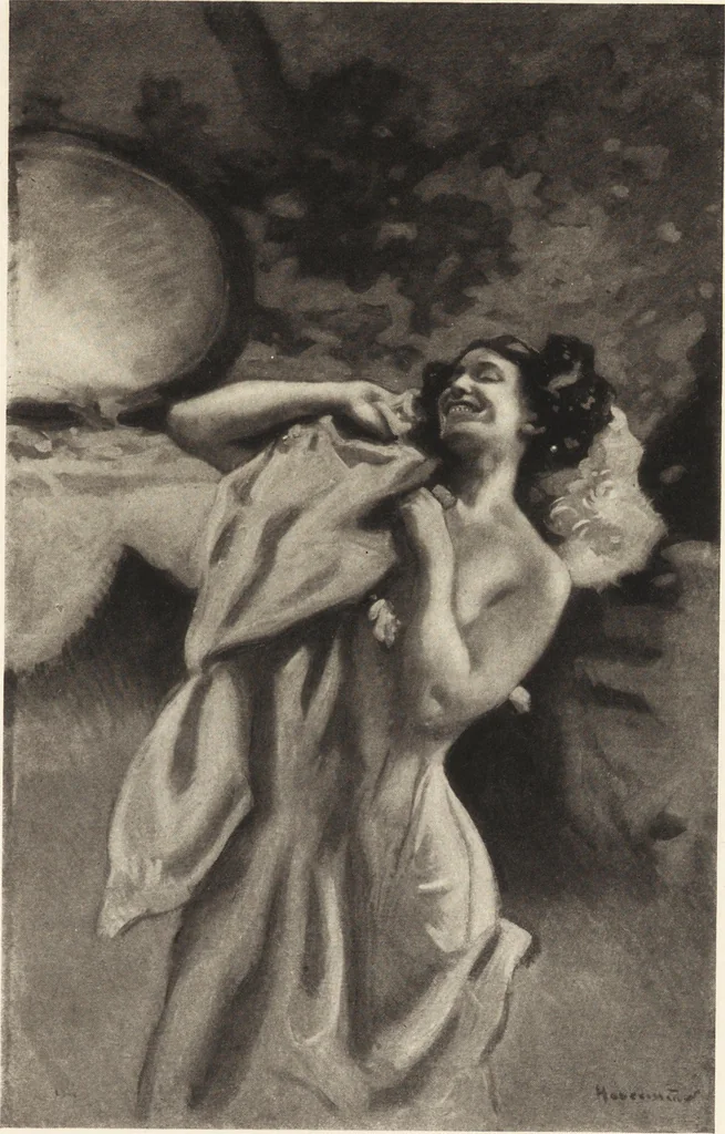 An illustration from Modern paintings by German and Austrian masters, 1916, leaf 164