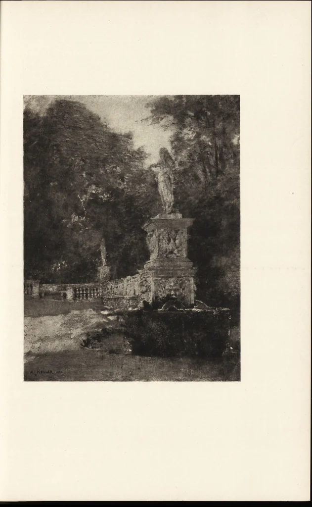 An illustration from Modern paintings by German and Austrian masters, 1916, leaf 174