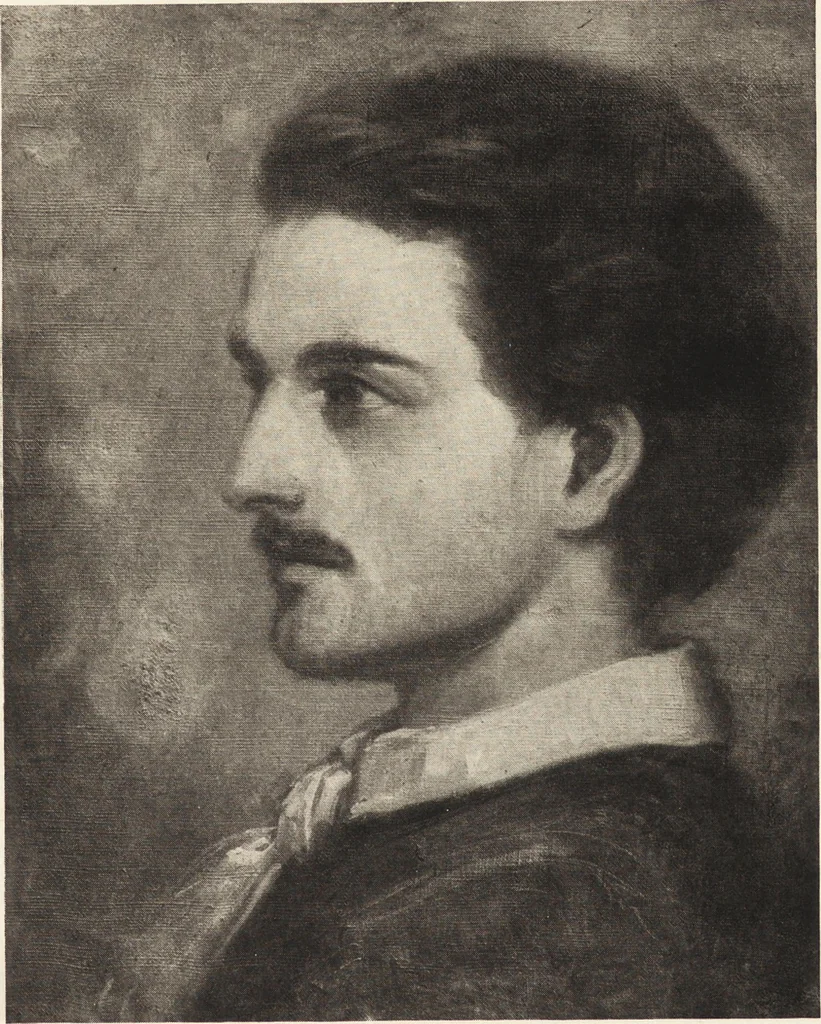 An illustration from Modern paintings by German and Austrian masters, 1916, leaf 18