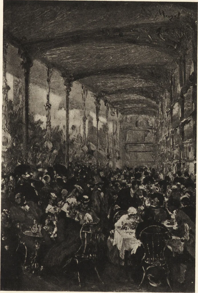 An illustration from Modern paintings by German and Austrian masters, 1916, leaf 214