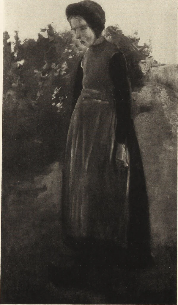 An illustration from Modern paintings by German and Austrian masters, 1916, leaf 232