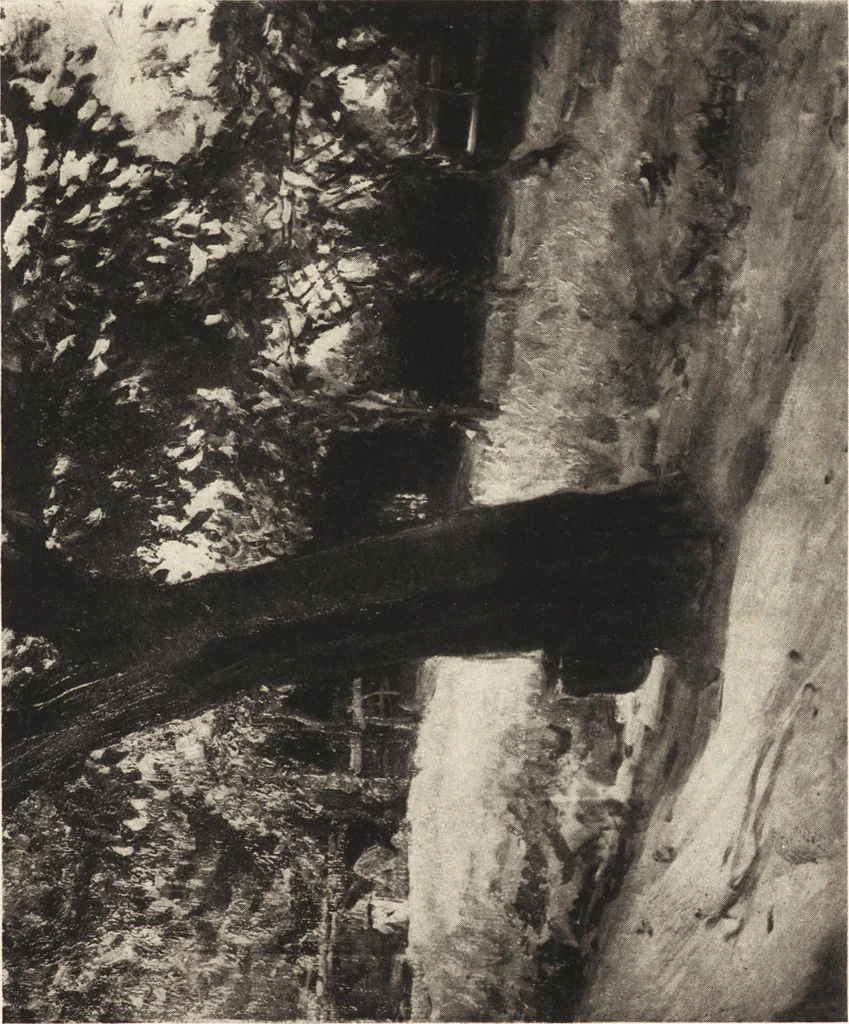 An illustration from Modern paintings by German and Austrian masters, 1916, leaf 254