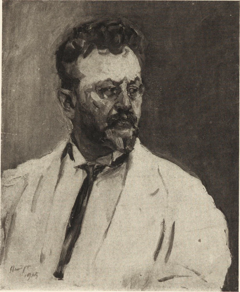 An illustration from Modern paintings by German and Austrian masters, 1916, leaf 258