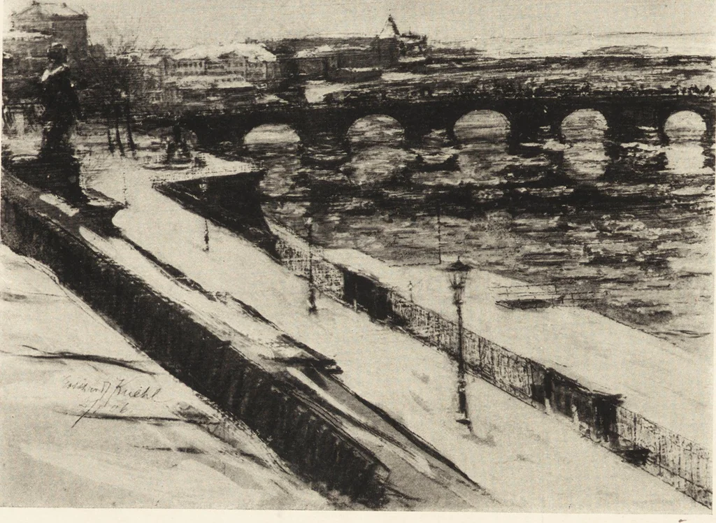 An illustration from Modern paintings by German and Austrian masters, 1916, leaf 276