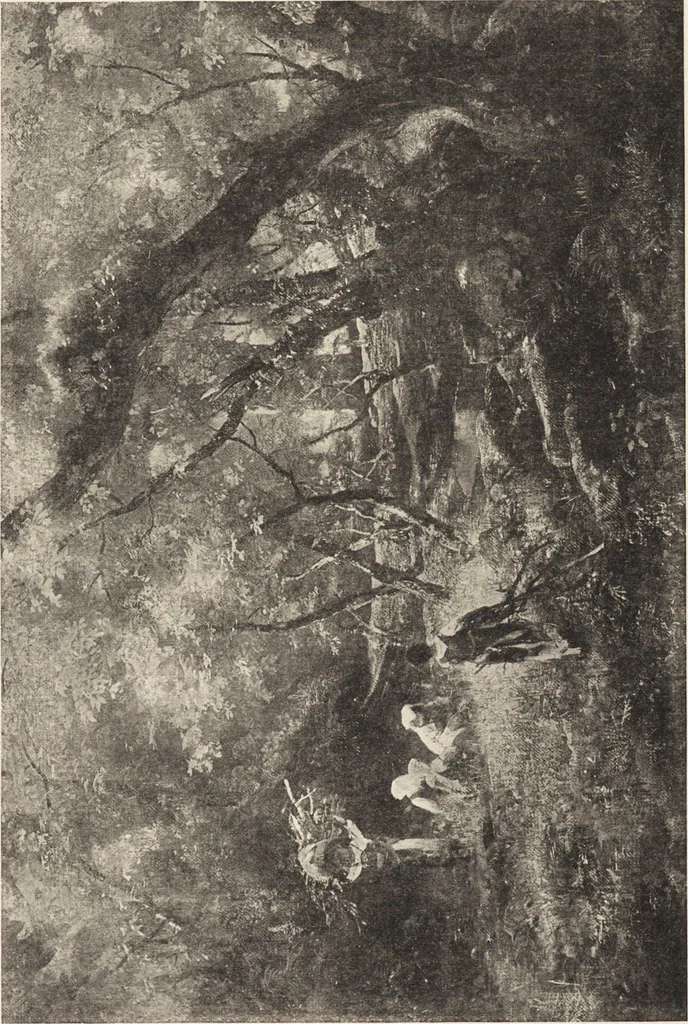 An illustration from Modern paintings by German and Austrian masters, 1916, leaf 288