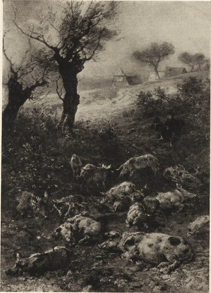 An illustration from Modern paintings by German and Austrian masters, 1916, leaf 298
