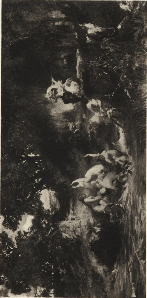 An illustration from Modern paintings by German and Austrian masters, 1916, leaf 320