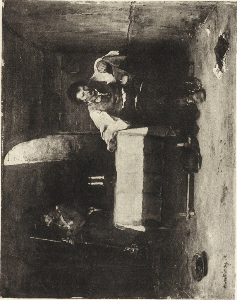 An illustration from Modern paintings by German and Austrian masters, 1916, leaf 344