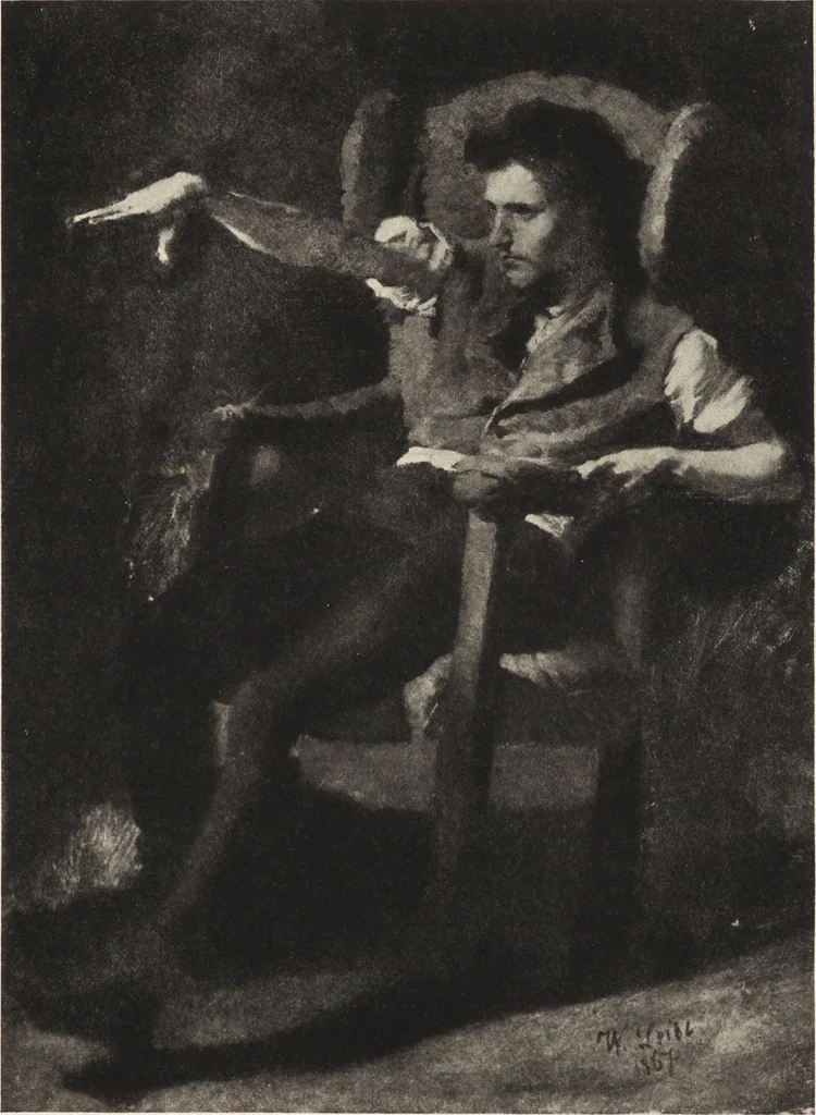 An illustration from Modern paintings by German and Austrian masters, 1916, leaf 36