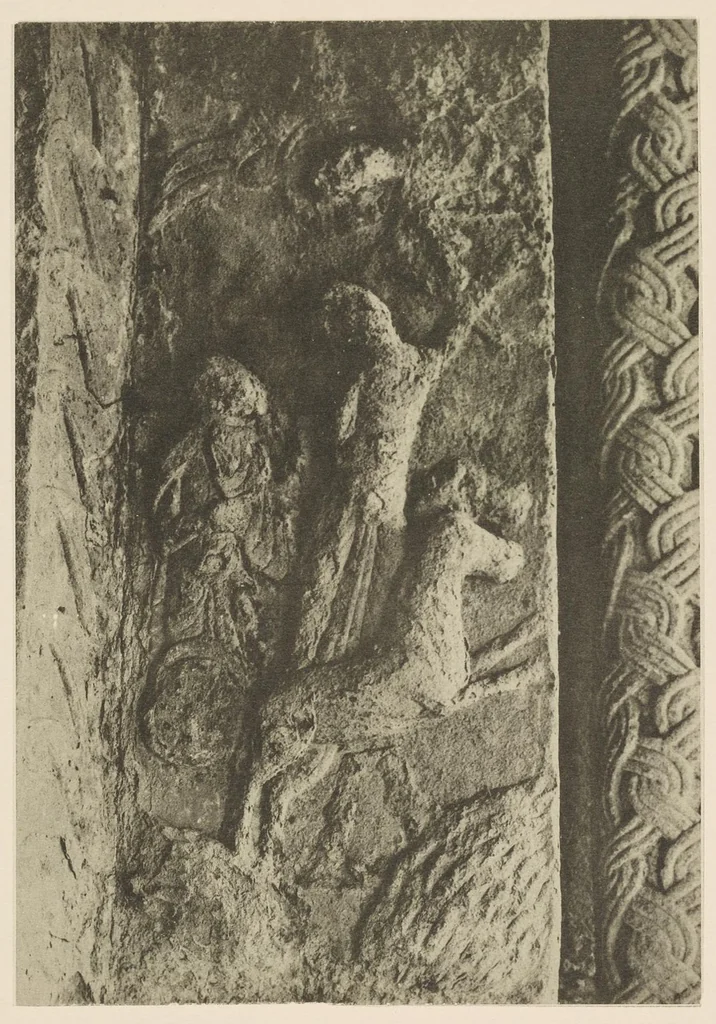 An illustration from Romanesque sculpture of the pilgrimage roads, 1923, leaf 104