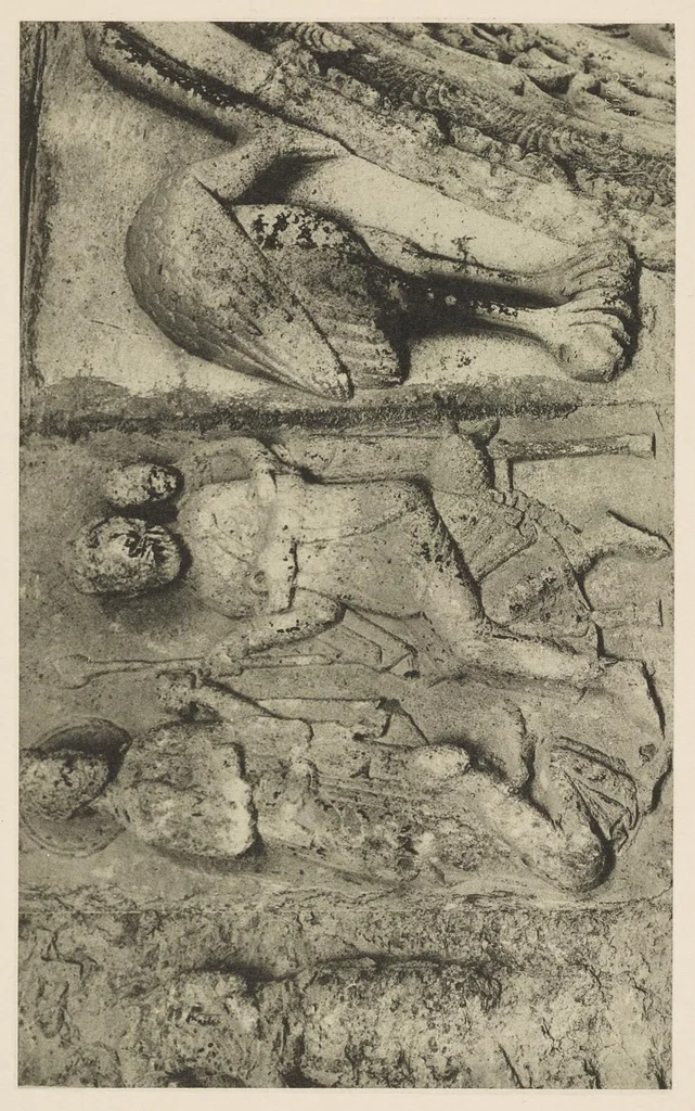 An illustration from Romanesque sculpture of the pilgrimage roads, 1923, leaf 110