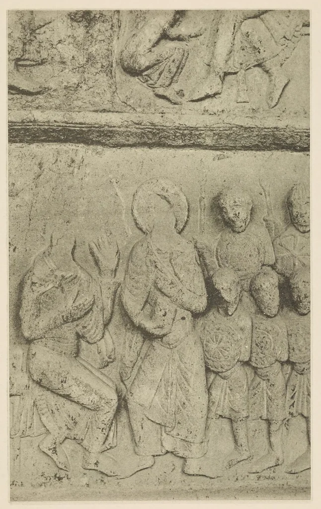 An illustration from Romanesque sculpture of the pilgrimage roads, 1923, leaf 116