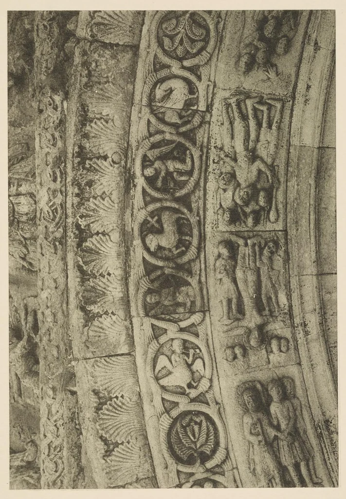 An illustration from Romanesque sculpture of the pilgrimage roads, 1923, leaf 130