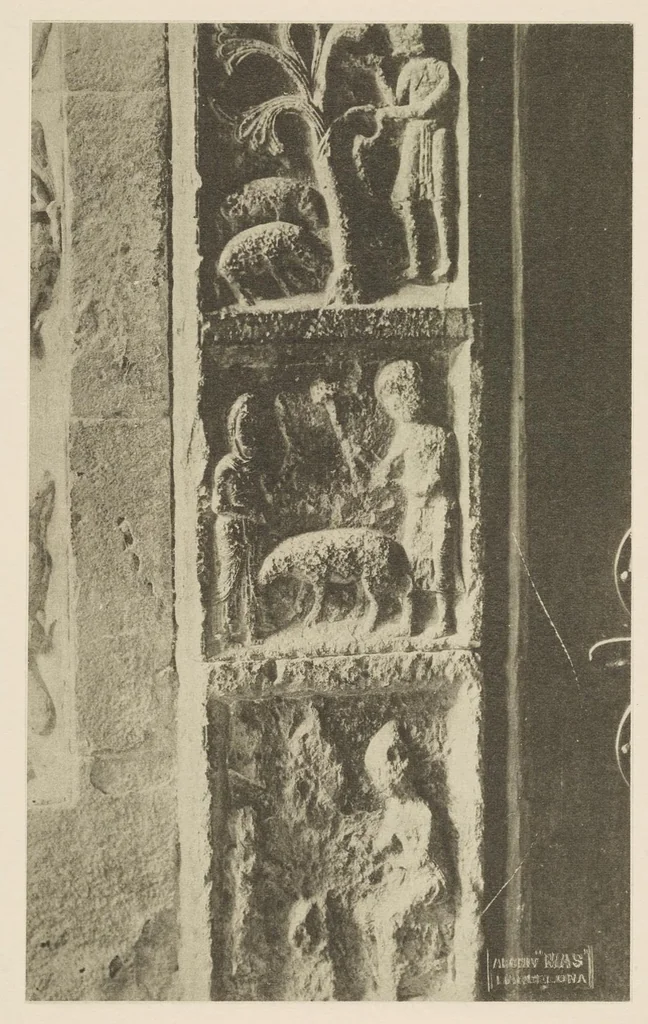 An illustration from Romanesque sculpture of the pilgrimage roads, 1923, leaf 138