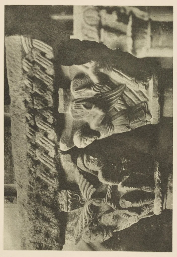 An illustration from Romanesque sculpture of the pilgrimage roads, 1923, leaf 162