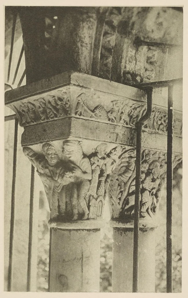 An illustration from Romanesque sculpture of the pilgrimage roads, 1923, leaf 188