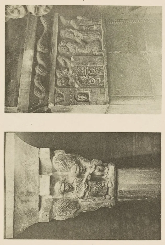 An illustration from Romanesque sculpture of the pilgrimage roads, 1923, leaf 194