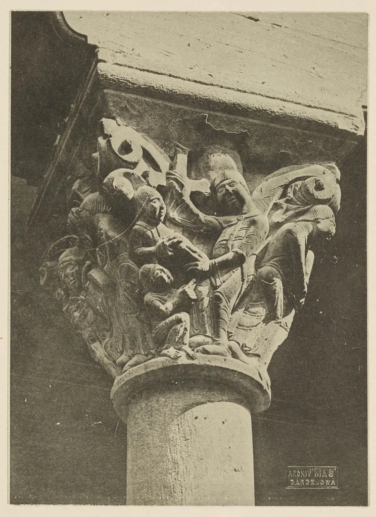 An illustration from Romanesque sculpture of the pilgrimage roads, 1923, leaf 26