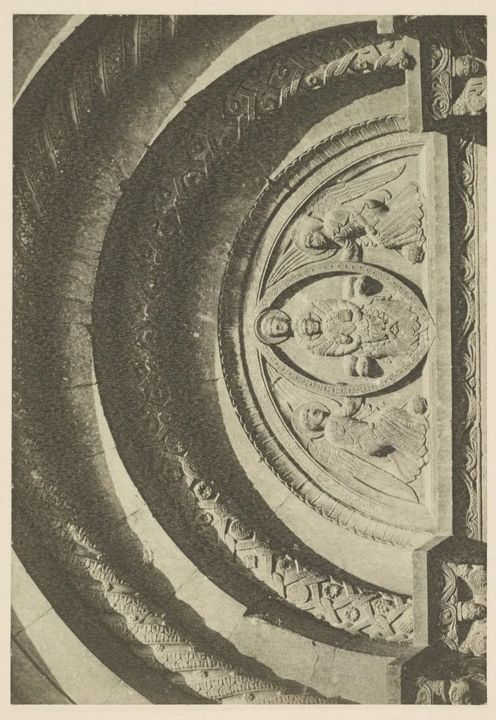 An illustration from Romanesque sculpture of the pilgrimage roads, 1923, leaf 38