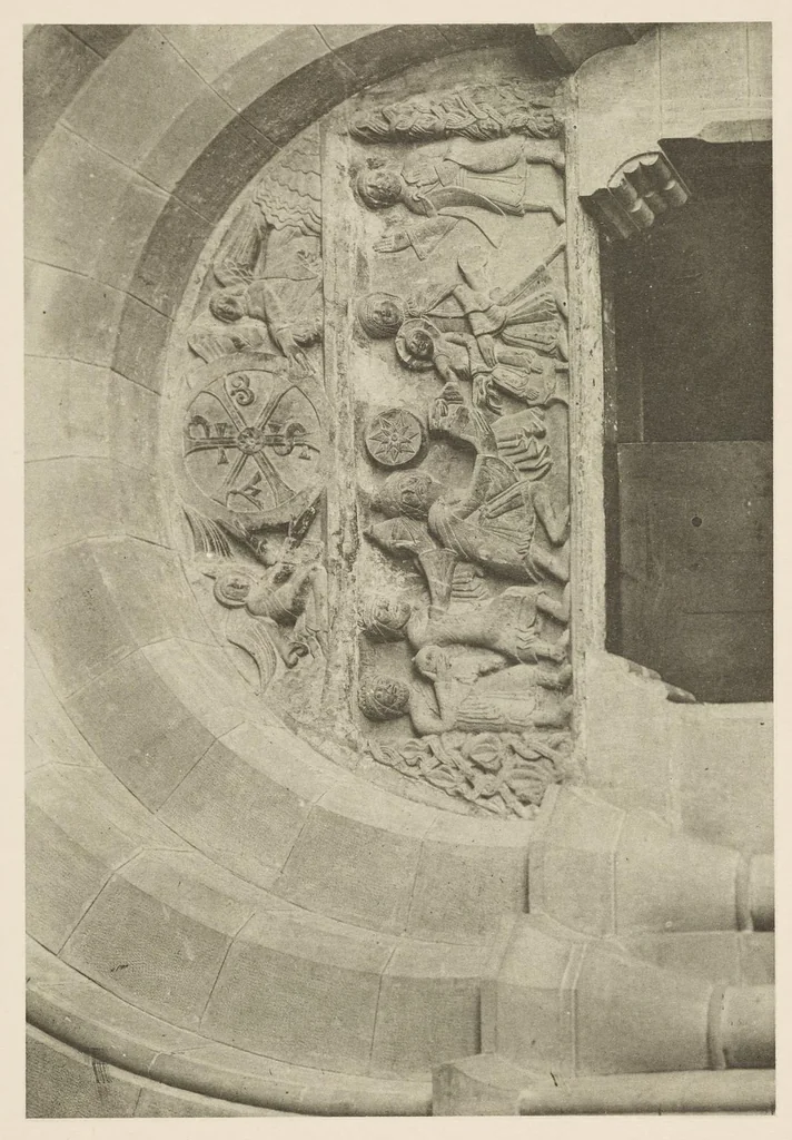 An illustration from Romanesque sculpture of the pilgrimage roads, 1923, leaf 44