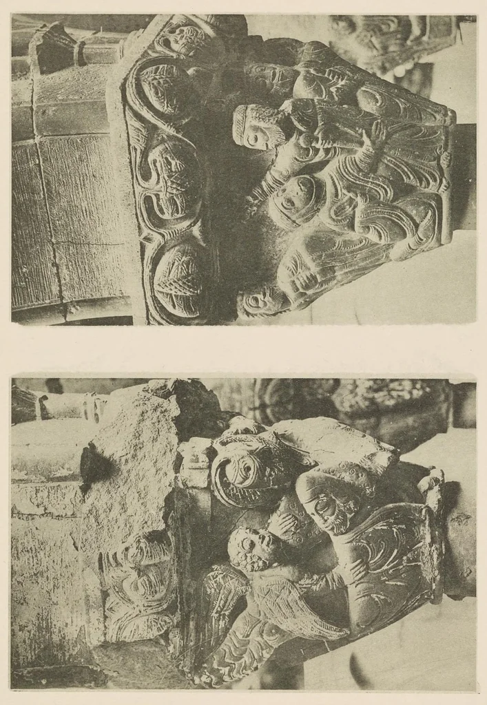 An illustration from Romanesque sculpture of the pilgrimage roads, 1923, leaf 56
