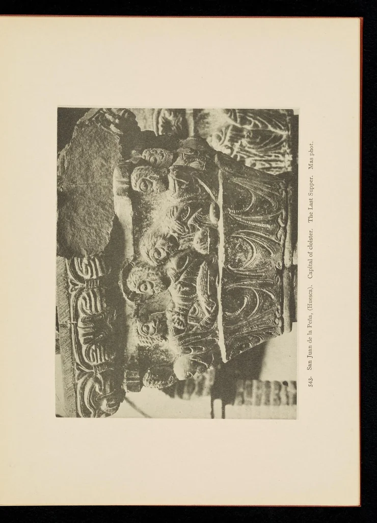 An illustration from Romanesque sculpture of the pilgrimage roads, 1923, leaf 64