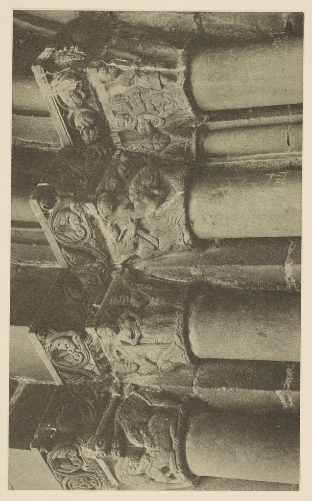 An illustration from Romanesque sculpture of the pilgrimage roads, 1923, leaf 70
